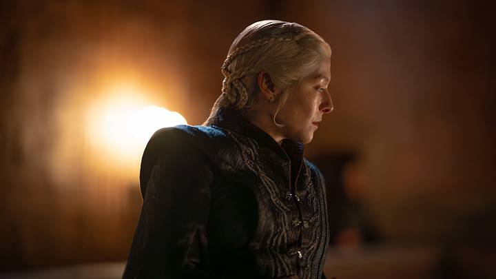 Emma D’Arcy as Rhaenyra Targaryen in House of the Dragon season 3. Photograph by Courtesy of HBO.