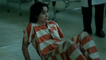 Cristin Milioti as Sofia Falcone in The Penguin episode 4