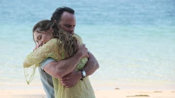 Walton Goggins and Aimee Lou Wood in The White Lotus season 3 on HBO