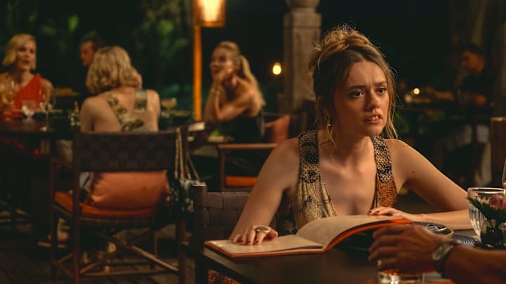 Aimee Lou Wood in The White Lotus season 3 on HBO