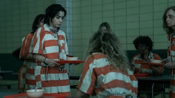 Cristin Milioti as Sofia Falcone in The Penguin episode 4