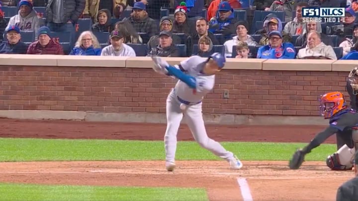 Shohei Ohtani gets in front of a foul ball. Shohei Ohtani gets in front of a foul ball.