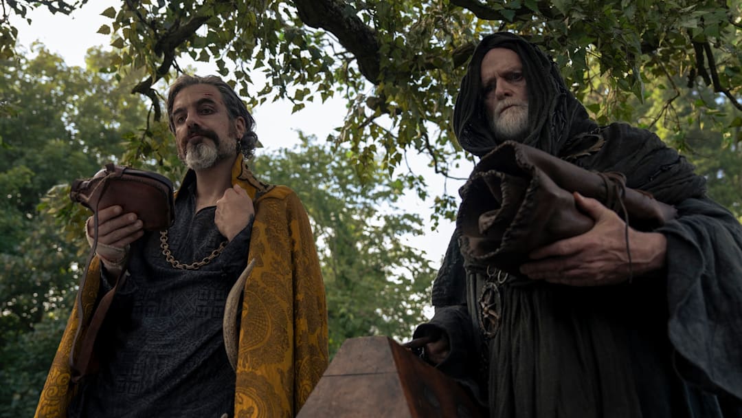 Daniel Ings and Paul Murphy in A Knight of the Seven Kingdoms.