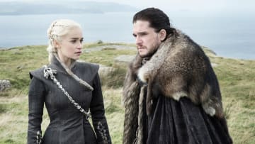 Daenerys Targaryen and Jon Snow in Game of Thrones