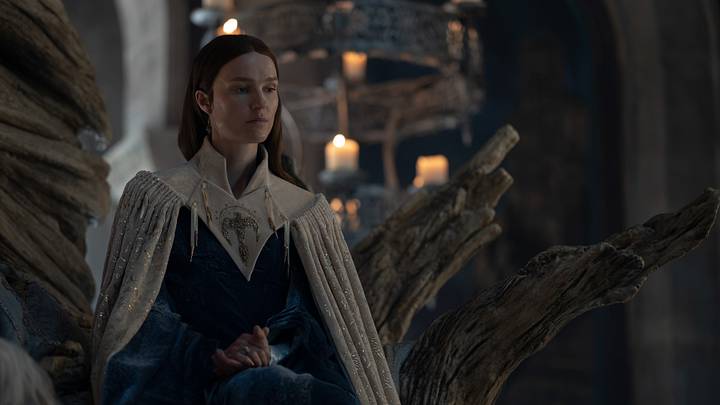 Amanda Collin as Jeyne Arryn in House of the Dragon season 3 episode 4.