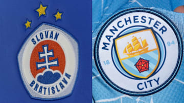 Man City visit Slovan Bratislava on Tuesday