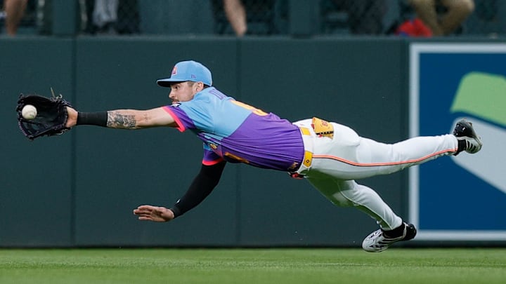 Colorado Rockies center fielder Brenton Doyle