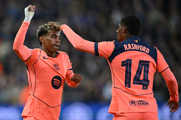 ลามีน ยามาล (ซ้าย) และมาร์คัส แรชฟอร์ด