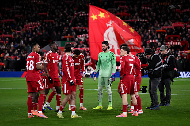 ทีมลิเวอร์พูลเตรียมพร้อมสำหรับเกมกับลีดส์