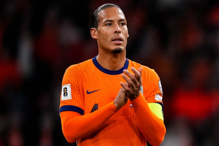 Virgil van Dijk applauding.