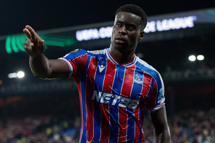 Marc Guéhi pointing the way to his future.