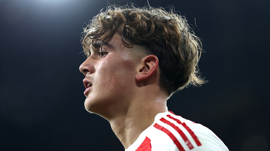 Max Dowman in action for Arsenal.