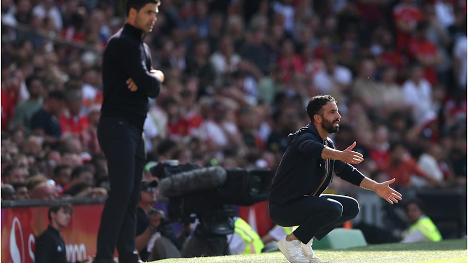 Mikel Arteta (left) and Ruben Amorim.