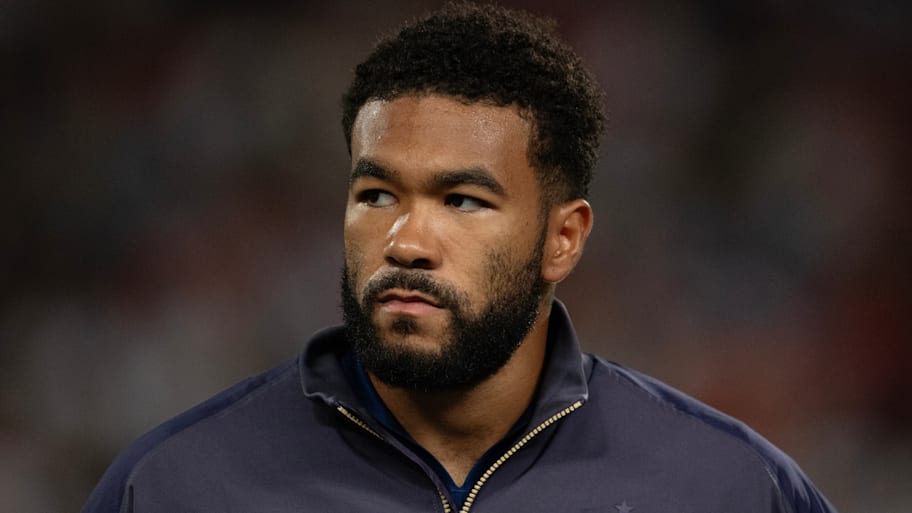 Reece James in an England warm-up kit.