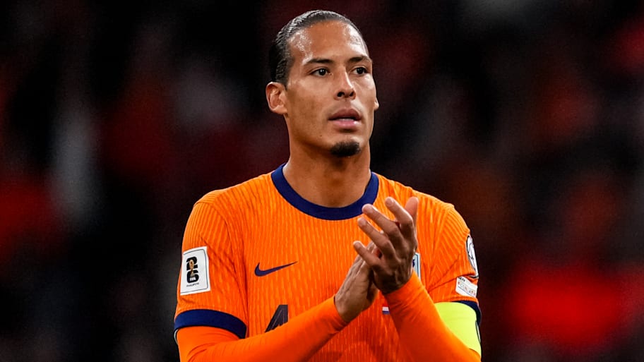 Virgil van Dijk applauding.