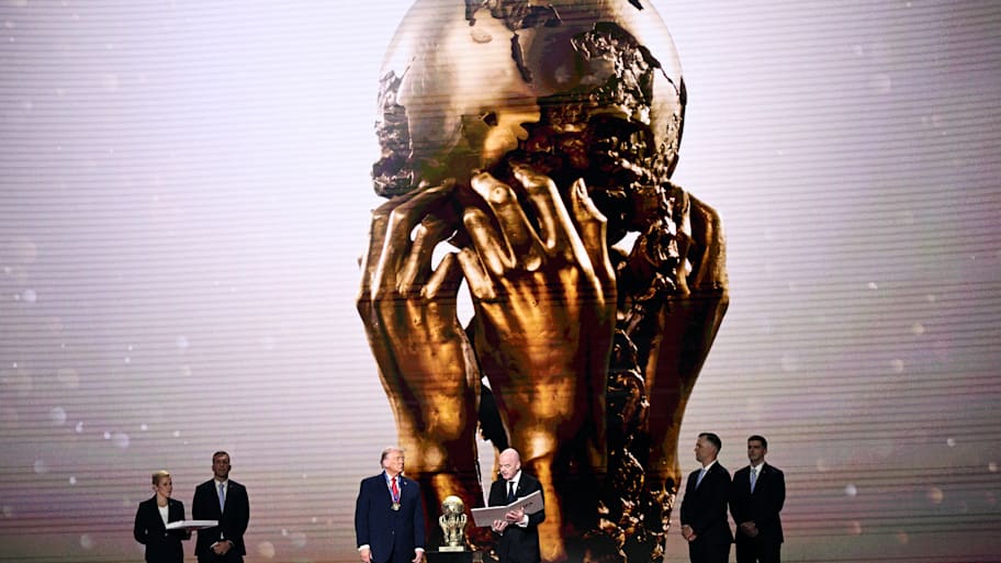 U.S. President Donald Trump and FIFA President Gianni Infantino.