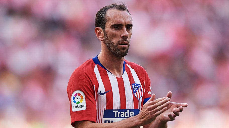 Diego Godín applauding.