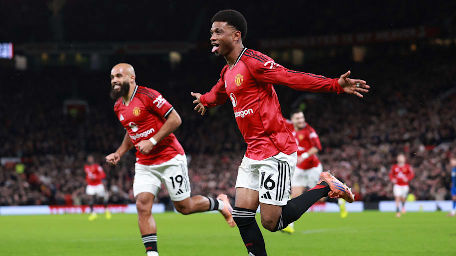 Amad Diallo (right) and Bryan Mbeumo.