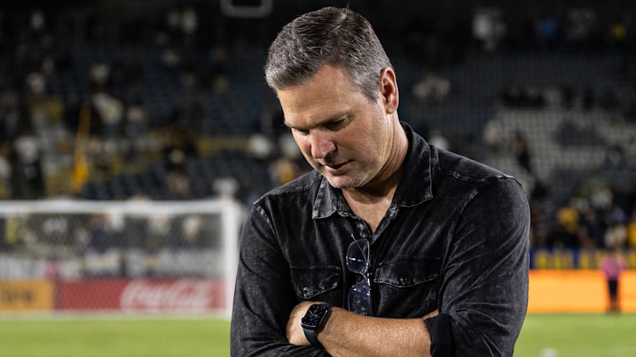 Greg Vanney looking downcast.