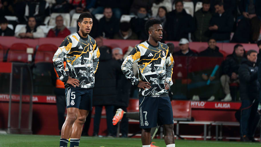 Jude Bellingham (left) and Vinicius Junior.