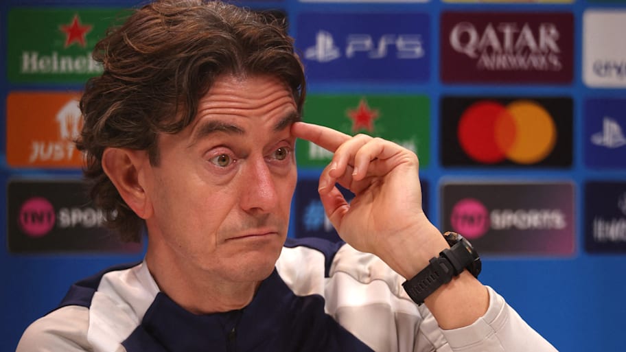 Thomas Frank scratching his eyebrow.