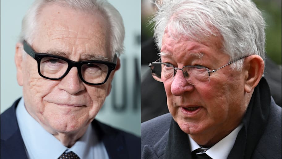 Brian Cox (left) and Sir Alex Ferguson.