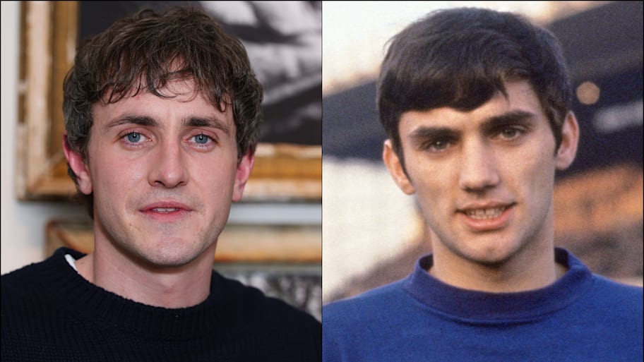 Paul Mescal (left) and George Best.