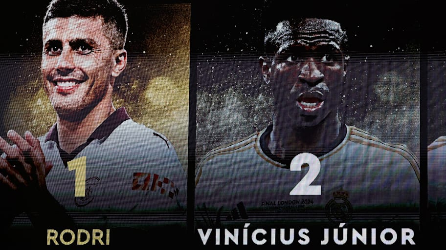 Rodri (left) and Vinicius Junior.