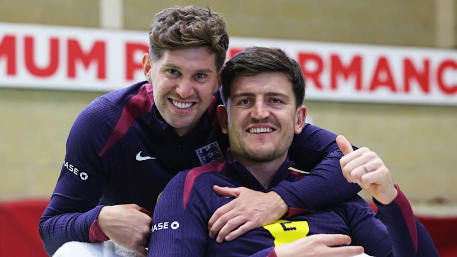 .John Stones (left) and Harry Maguire.