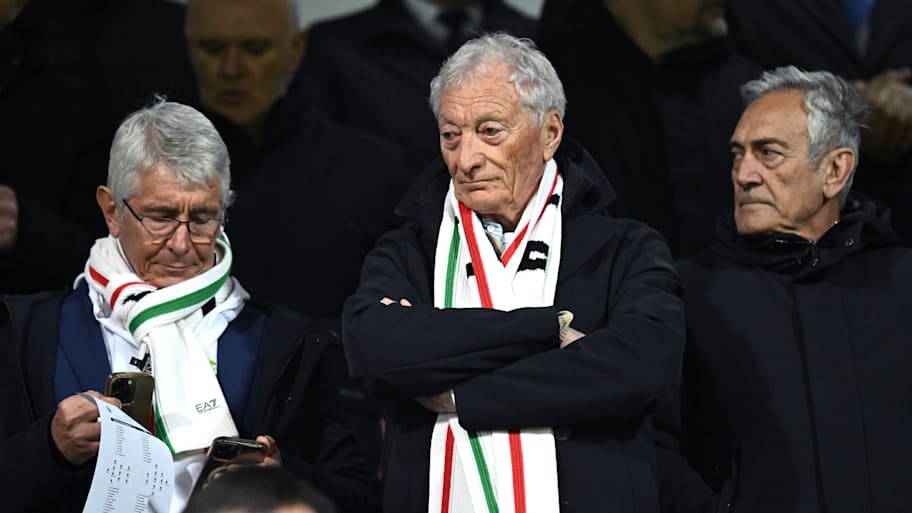 Italy’s sports chiefs looking upset.