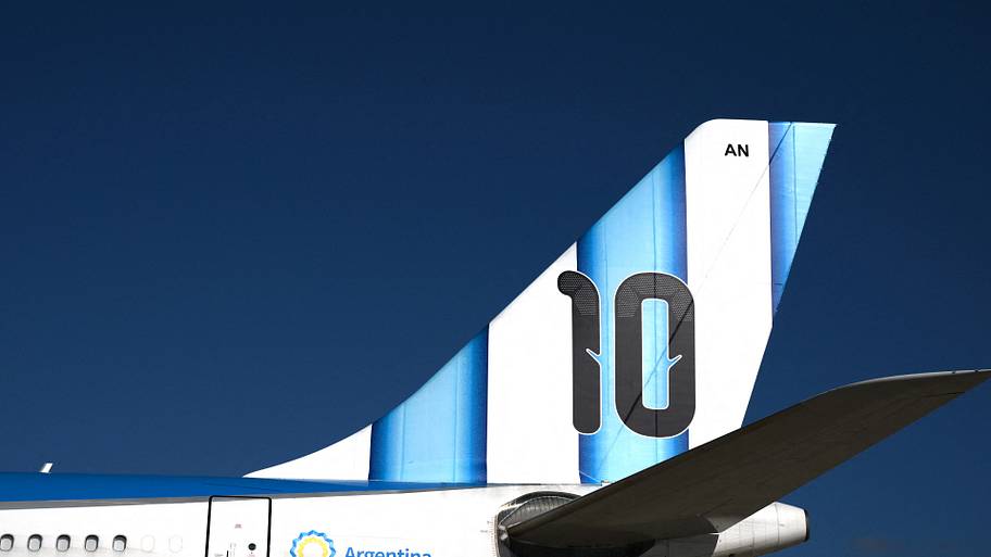 Argentina’s plane.