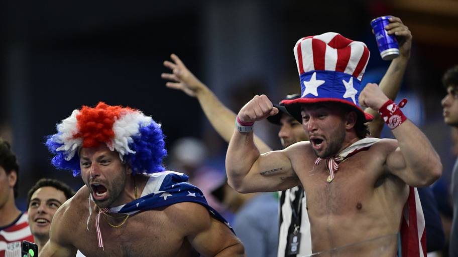 U.S. fans going nuts.