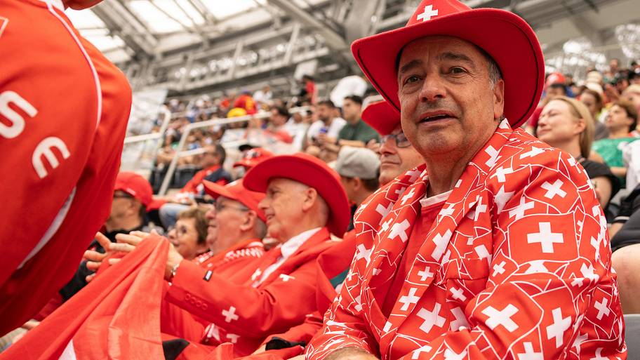 Switzerland fans.