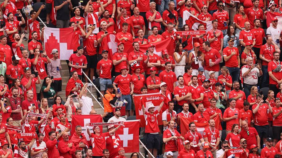 Switzerland fans.