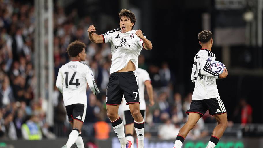 Gonzalo García celebrating a debut goal.
