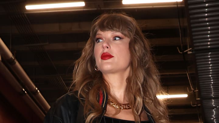 Taylor Swift at a Chiefs game