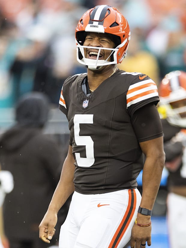Cleveland Browns quarterback Jameis Winston.
