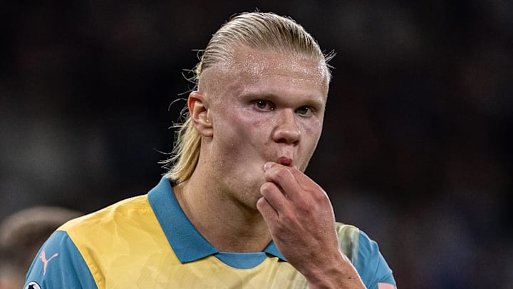 Erling Haaland was unable to lift Manchester City to victory