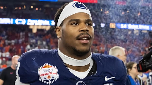 Penn State Nittany Lions defensive end Abdul Carter.
