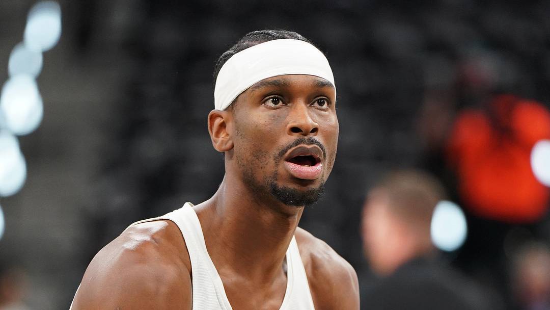 May 28, 2026; San Antonio, Texas, USA; Oklahoma City Thunder guard Shai Gilgeous-Alexander (2) warms up before the start of game six of the western conference finals for the 2026 NBA playoffs at Frost Bank Center. Mandatory Credit: Dustin Safranek-Imagn Images