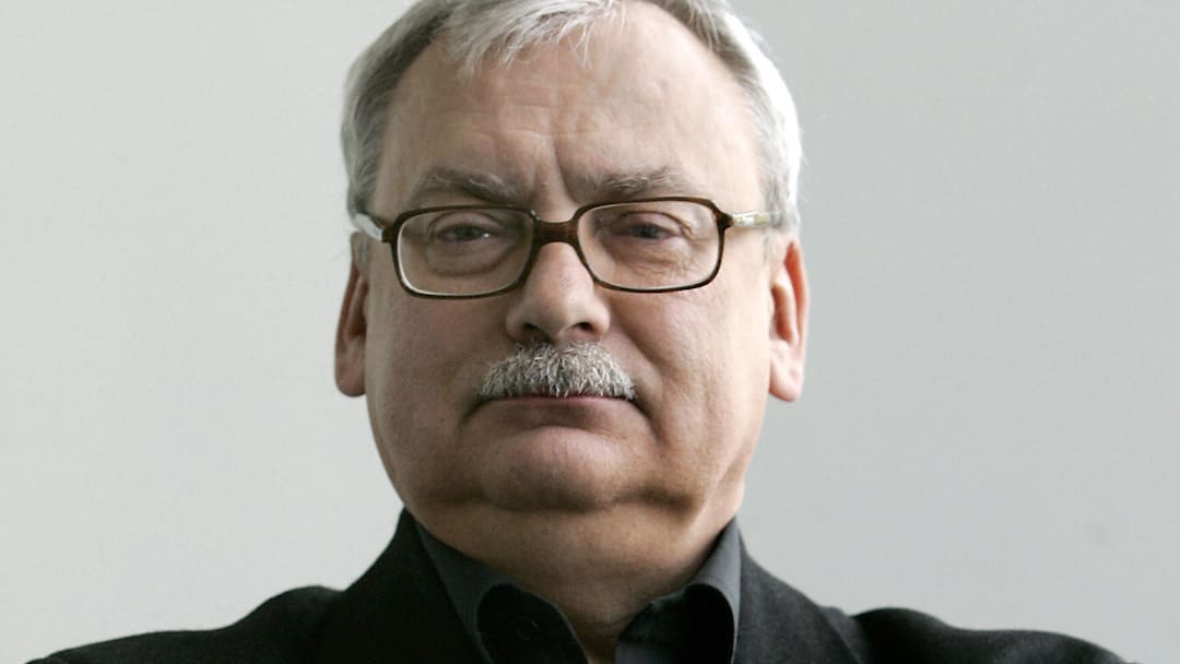 Polish writer Andrzej Sapkowski poses on