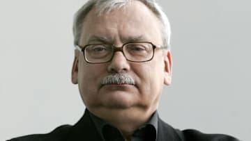 Polish writer Andrzej Sapkowski poses on