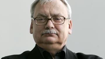 Polish writer Andrzej Sapkowski poses on