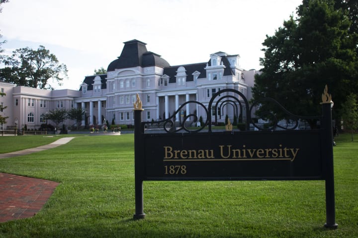 Brenau University front sign circa 2019