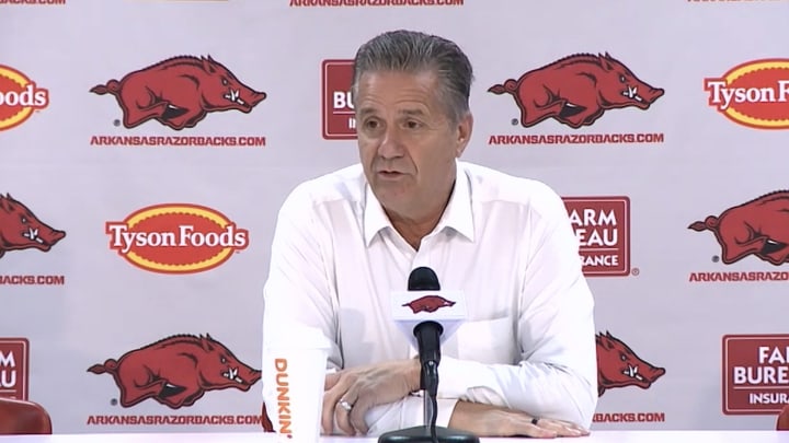 John Calipari talks to the media on Monday, July 29 before taking a break from basketball for a short while. 