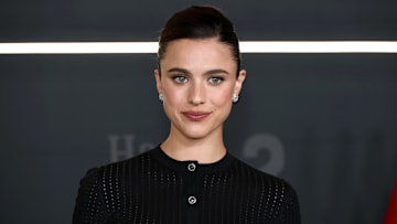Margaret Qualley attends Netflix's "Happy Gilmore 2" New York Premiere in New York City in July 2025.