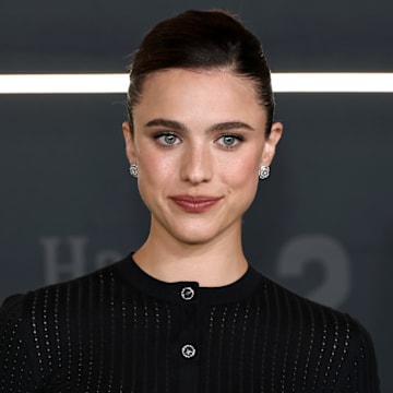 Margaret Qualley attends Netflix's "Happy Gilmore 2" New York Premiere in New York City in July 2025.