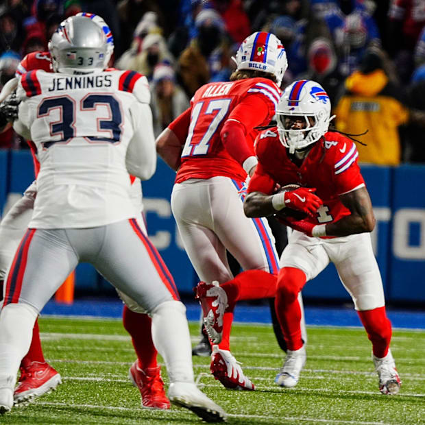 Josh Allen and James Cook