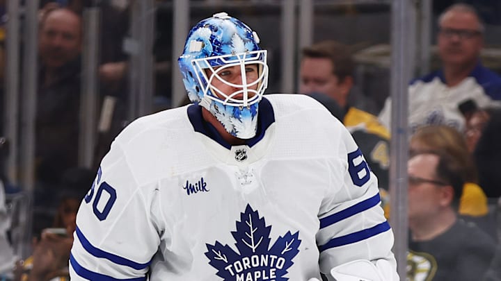 Toronto Maple Leafs goaltender Joseph Woll looks poised to take over the crease this upcoming season.