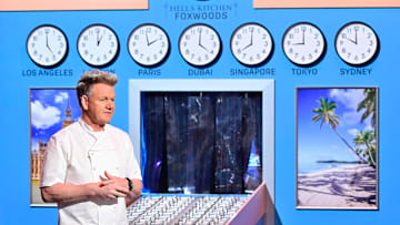 HELL'S KITCHEN: Gordon Ramsay in the HELL'S KITCHEN “A Soap Opera in Hell” episode airing Thursday, Jan. 2 (8:00- 9:01PM ET/PT) on FOX. CR: FOX. ©2025 FOX Media LLC.